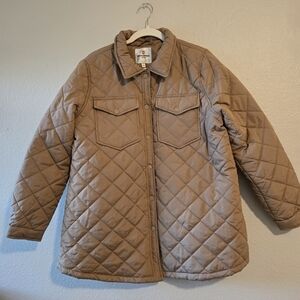 Urban Republic Beige Quilted Jacket